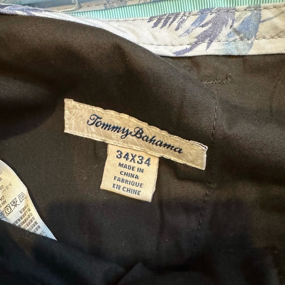 Men’s Tommy Bahama dress pants blk 34 - Picture 2 of 3